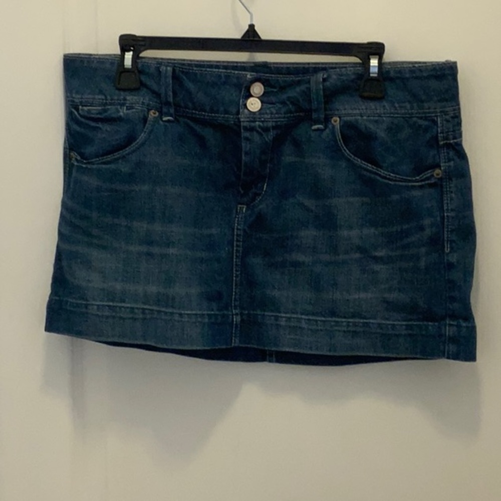 Womens Jean Mini Skirt